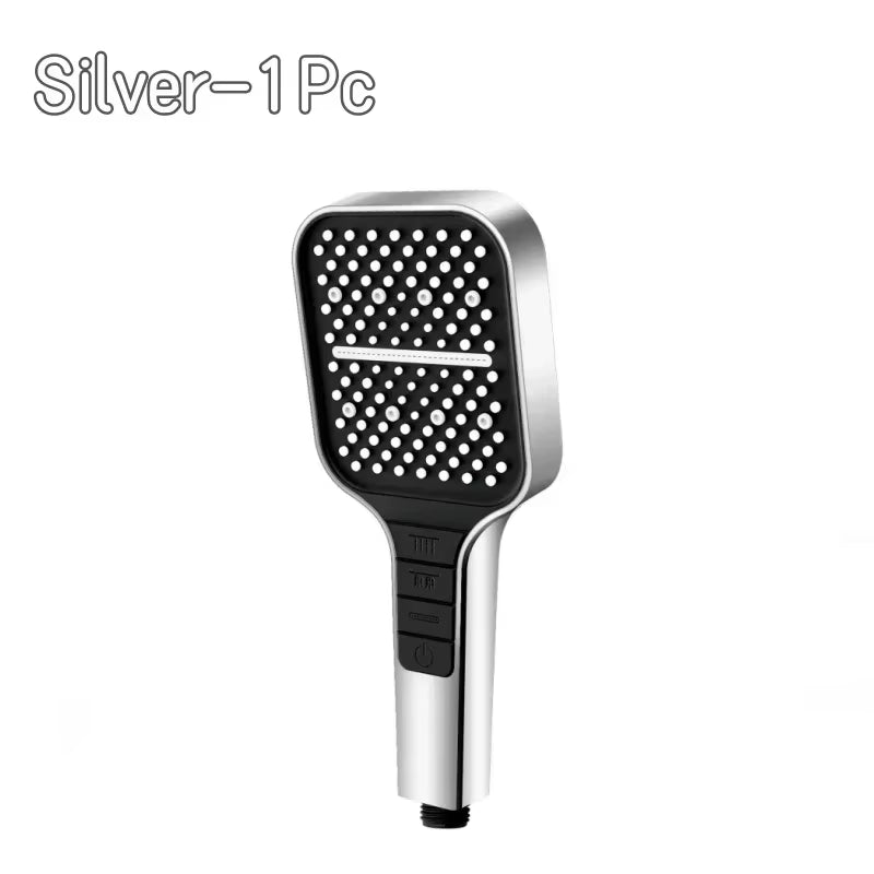 New Seven-Speed Adjustable Shower Head Pressurized Sprinkler Head Shower Handheld Filter Shower Head for Bathroom Accessory